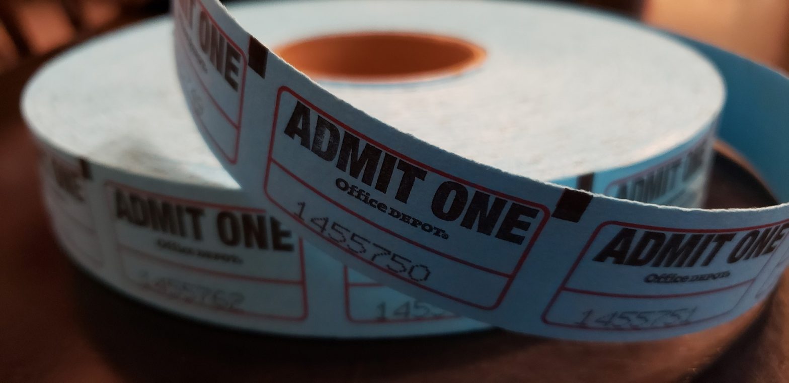 Image of a roll of tickets